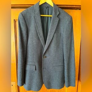38R J. Crew Blue Slim Blazer